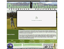 Tablet Screenshot of golfsusanville.com